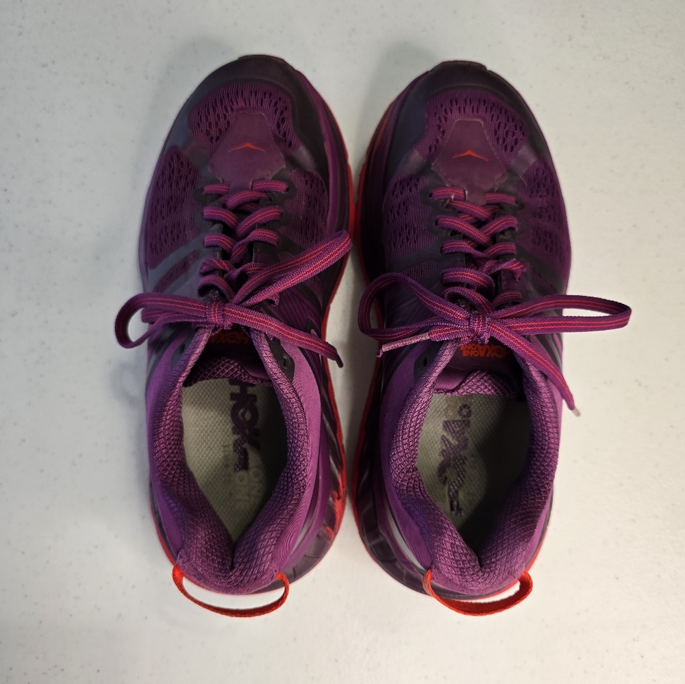 HOKA Stinson ATR 5 Trail-Running Shoes Women's 7 Purple Outdoor Gorpcore - Picture 7 of 10